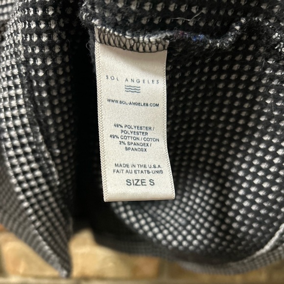 Anthropologie Sol Angeles Twilight Mockneck Long Sleeve Checkered Mini Dress - Picture 6 of 7